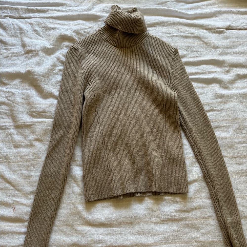 Zara cream turtle neck